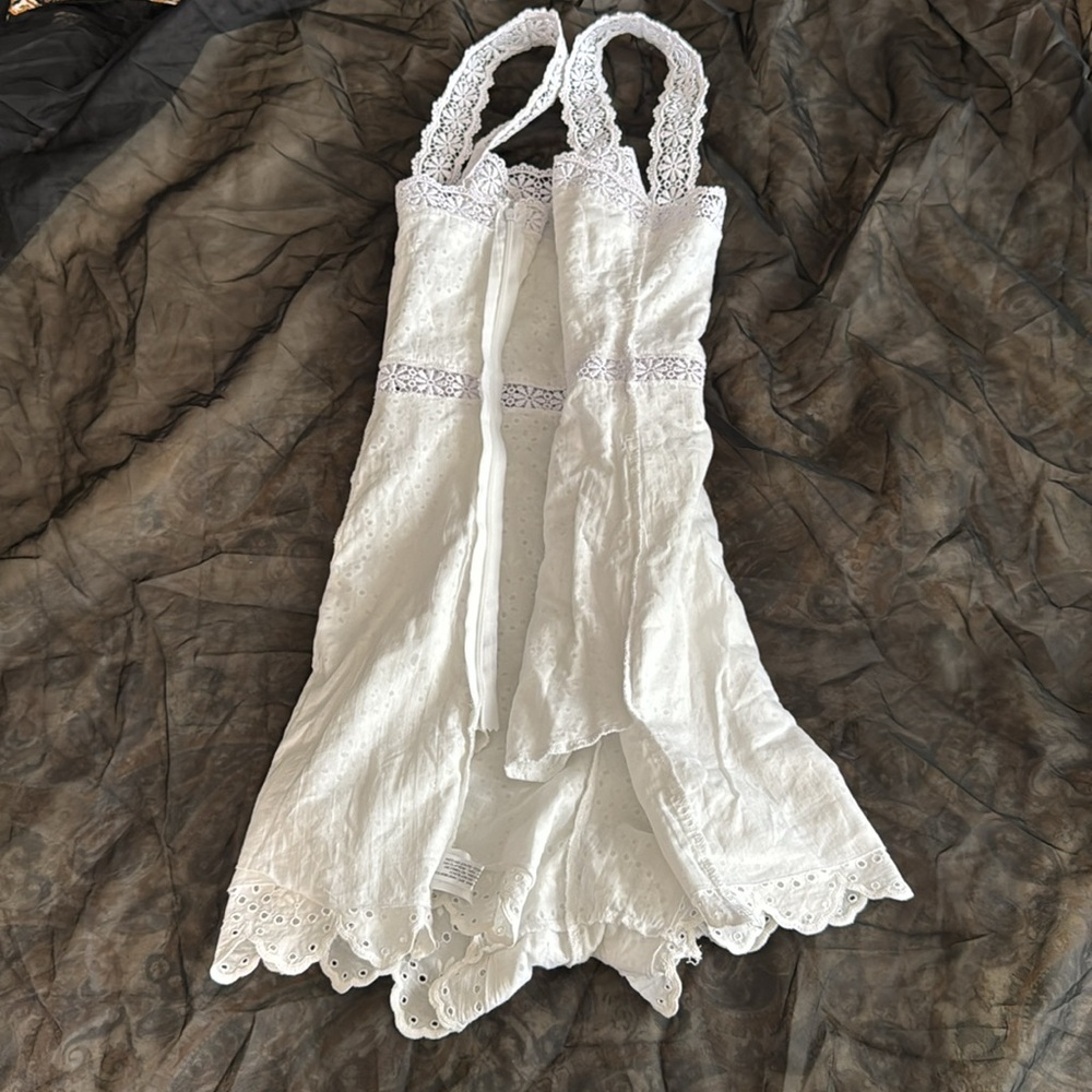 Charo Ruiz White Eyelet Lace Garment - Picture 11 of 12